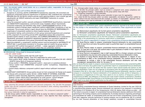 CA Final IBS 360 sample page - group audit chapter